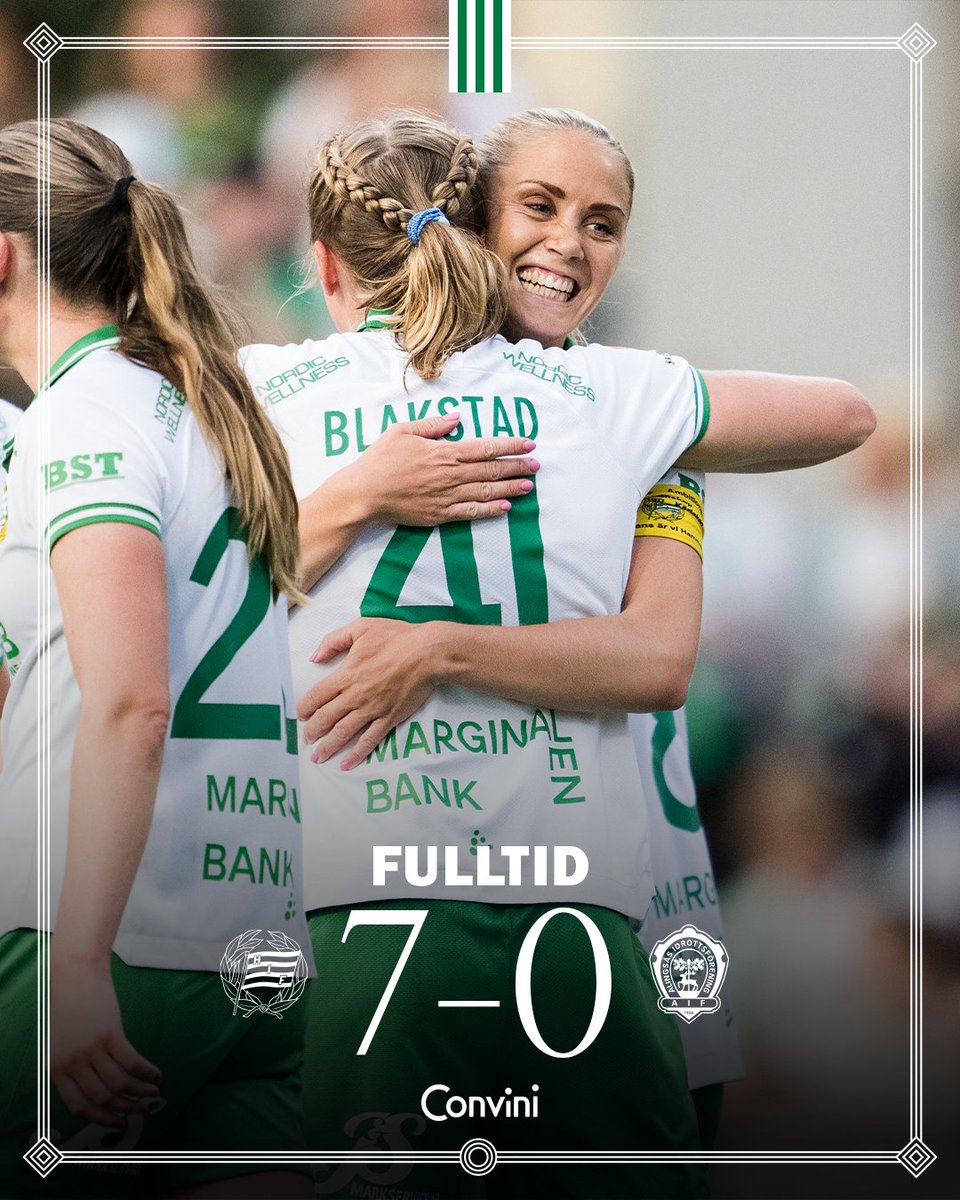 Slut – stabil trepoängare i återstarten 👊

#HIFAIF | #Bajen