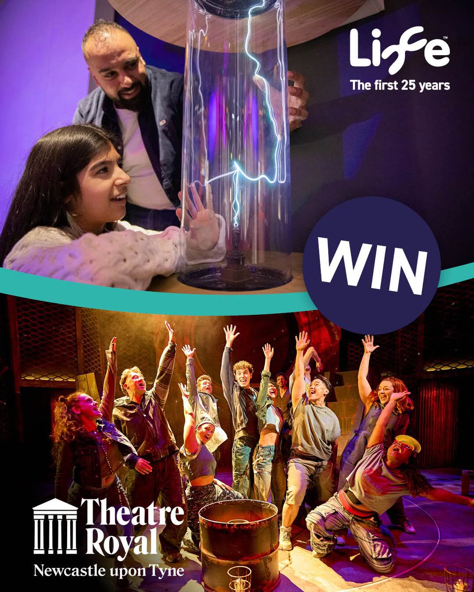Life Science Centre (@scienceatlife) on Twitter photo 🚨 Competition time 🚨
We’ve teamed up with <a href="/TheatreRoyalNew/">Newcastle Theatre Royal</a> to give you an electrifying day out in Newcastle – from exploring hands-on science fun at Life to experiencing the epic stage adventure of The Lightning Thief ⚡
Details on our Instagram 👇
instagram.com/p/DNDwjUIoWAe/ 🚨 Competition time 🚨
We’ve teamed up with <a href="/TheatreRoyalNew/">Newcastle Theatre Royal</a> to give you an electrifying day out in Newcastle – from exploring hands-on science fun at Life to experiencing the epic stage adventure of The Lightning Thief ⚡
Details on our Instagram 👇
instagram.com/p/DNDwjUIoWAe/