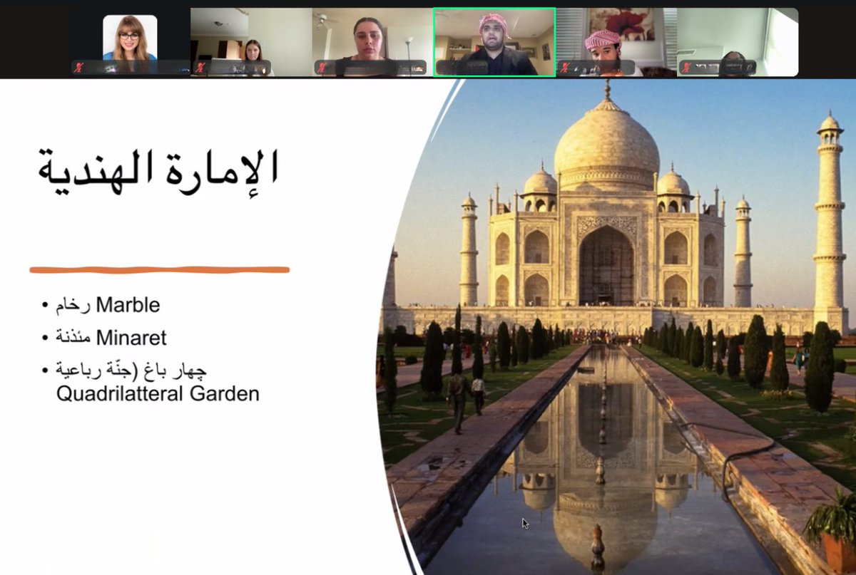 medli_uw's tweet image. Our Advanced Arabic students did so well on their final class presentations! It was great to see everyone’s hard work, creativity, and language skills on full display.