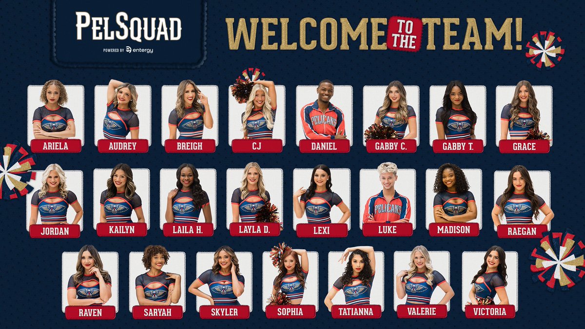 Introducing your 2025 PelSquad!🔥

<a href="/PelicansNBA/">New Orleans Pelicans</a> | <a href="/Entergy/">Entergy</a>