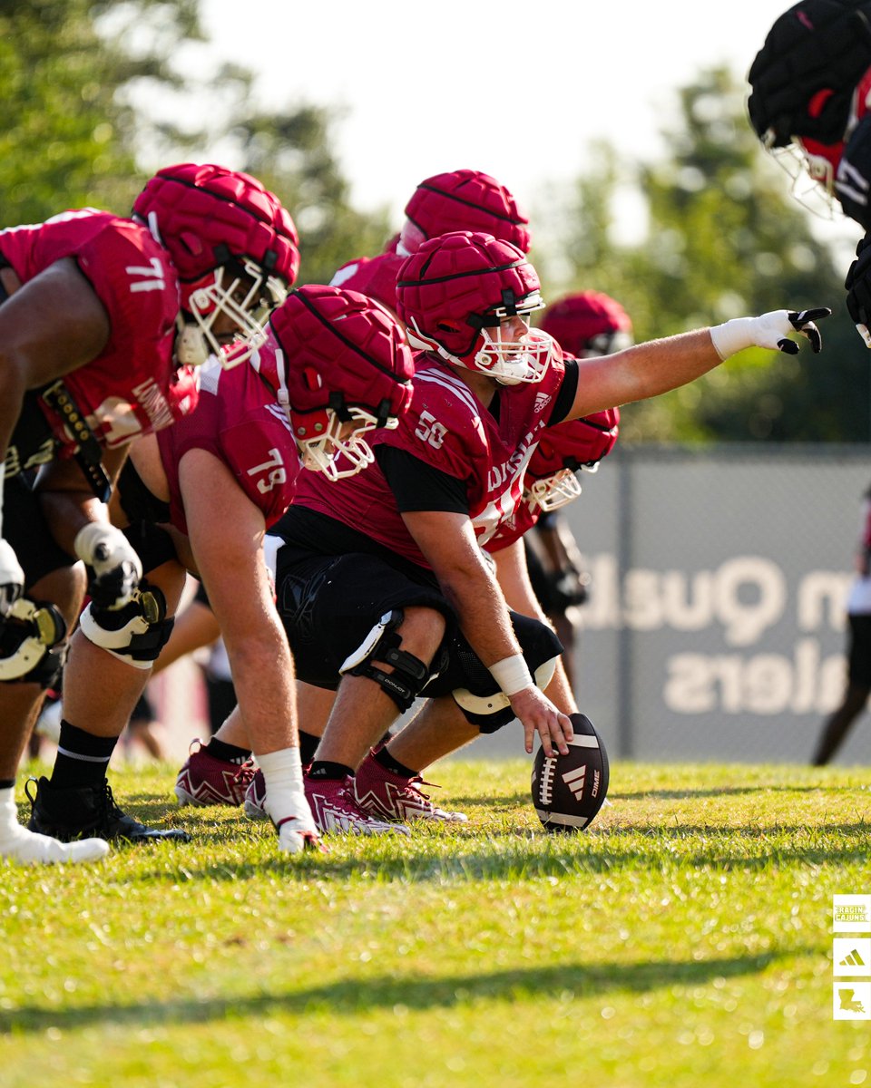 Louisiana Raginā CajunsĀ® Football (@ragincajunsfb) on Twitter photo Locked in and fully loaded. šŖš„ First day in full pads is in the books š
 
#cULture | #GeauxCajuns Locked in and fully loaded. šŖš„ First day in full pads is in the books š
 
#cULture | #GeauxCajuns