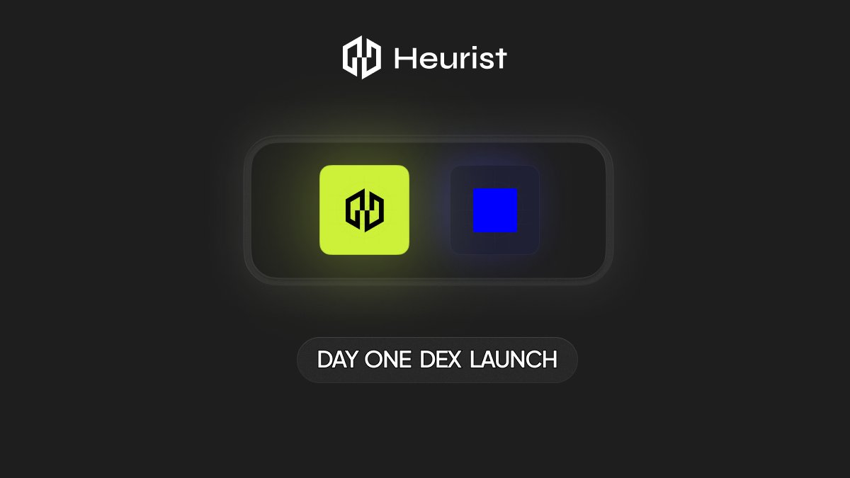 Heurist (@heurist_ai) on Twitter photo We're proud to announce that Heurist has been selected for the Day 1 launch of the new retail DEX integration on <a href="/coinbase/">Coinbase 🛡️</a>.
Heurist is the full-stack AI supercloud for the agentic economy uniting compute, coordination, and capital in one platform.
Driving the onchain economy We're proud to announce that Heurist has been selected for the Day 1 launch of the new retail DEX integration on <a href="/coinbase/">Coinbase 🛡️</a>.
Heurist is the full-stack AI supercloud for the agentic economy uniting compute, coordination, and capital in one platform.
Driving the onchain economy