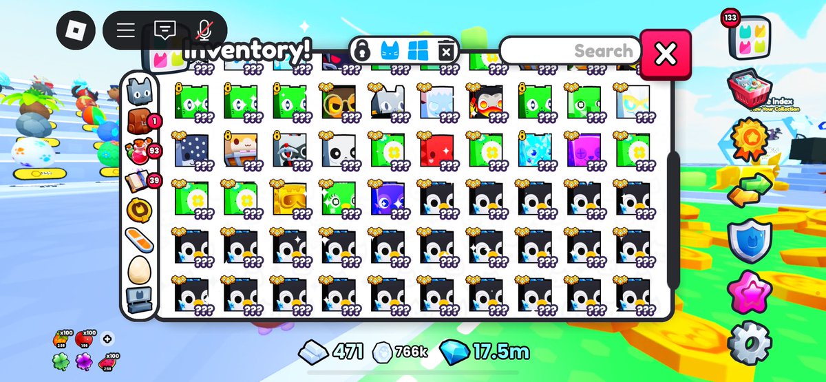 Quitting pet simulator. Giving away lots of pets. Comment down your username,like and follow me for one (not a gw,)