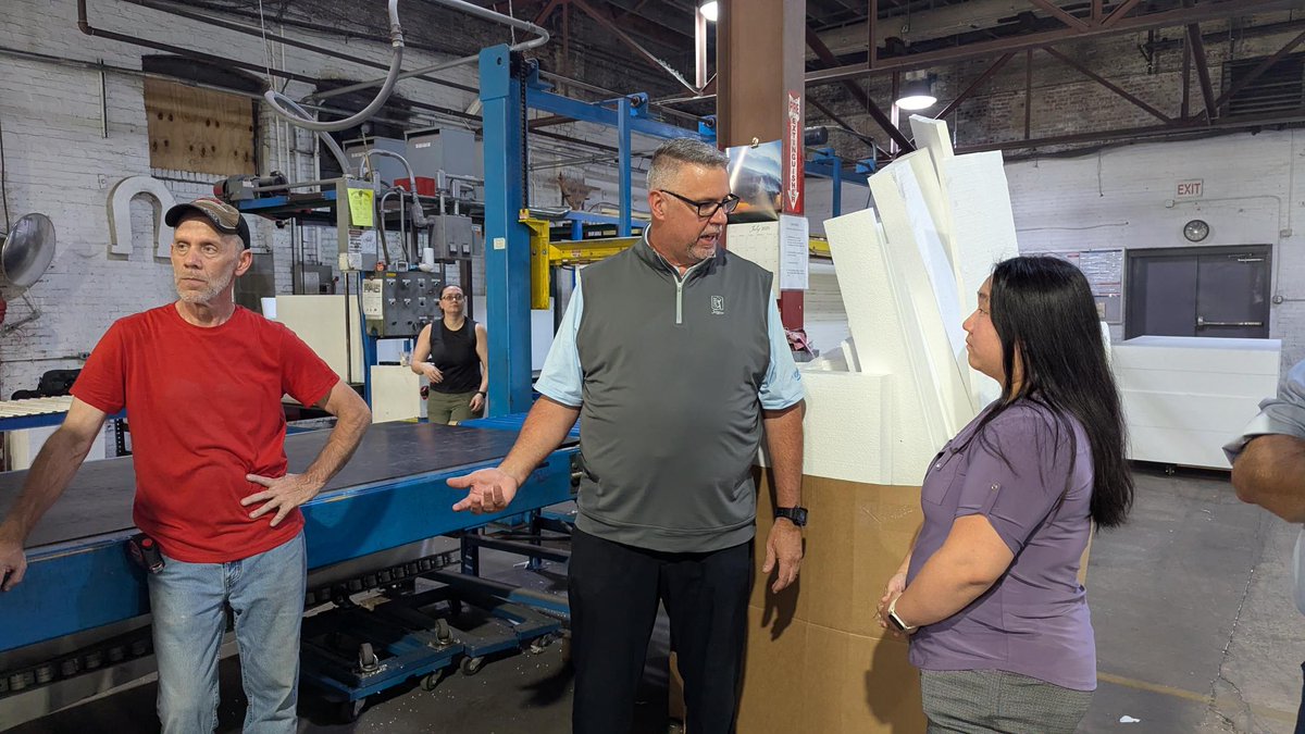 With a focus on American-made expanded #polystyrene  &amp; the workforce behind it, <a href="/GReschenthaler/">Guy Reschenthaler</a>’s team visited OPCO Inc in Latrobe, PA for an up-close look at the innovation powering EPS #manufacturing. From precision processes to local impact, this was EPS excellence in action!