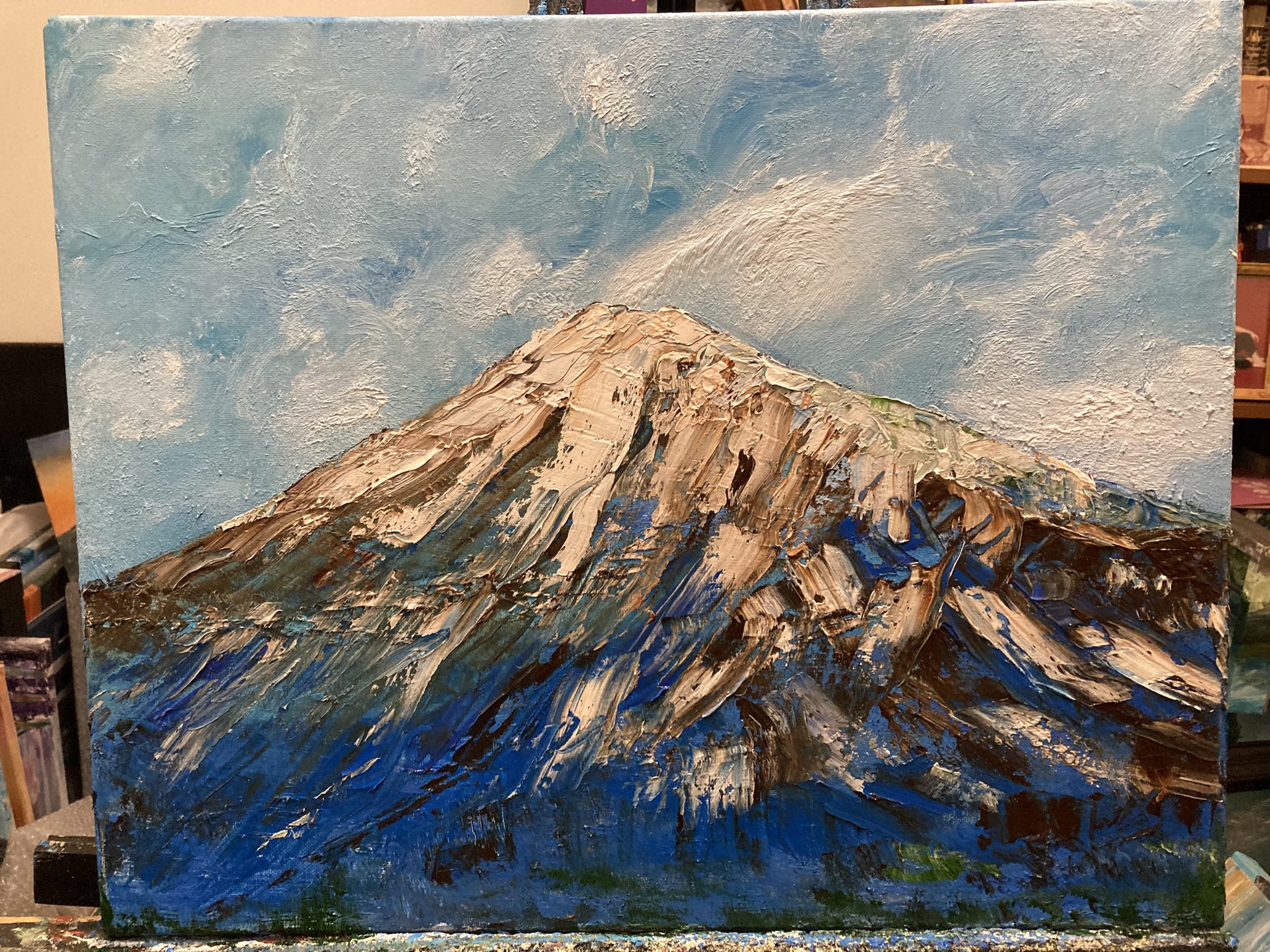 油絵。 Sandy・油絵・油彩・風景画・絵画・No.210912-003・梱包サイズ
