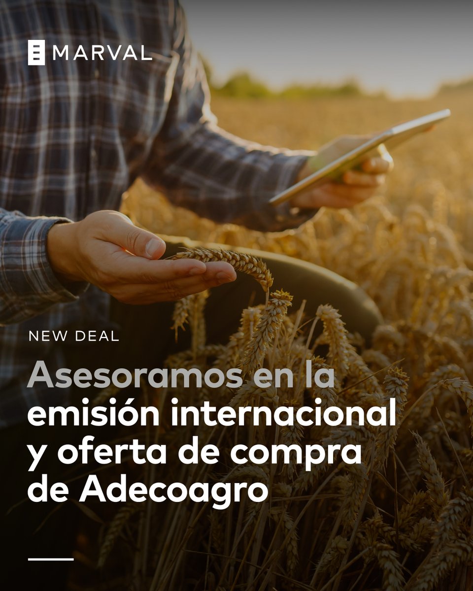 👉🏻 Asesoramos a Adecoagro en su emisión internacional de obligaciones negociables y oferta de recompra

Acompañamos a Adecoagro S.A., −empresa agroindustrial líder con operaciones en Brasil, Argentina y Uruguay−, en una operación internacional que incluyó la emisión de nuevas