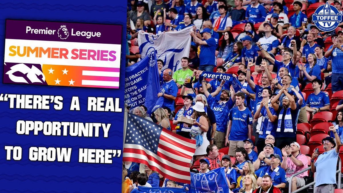 ๐๐๐
๐
๐๐ ๐๐ (@toffeetvefc) on Twitter photo New video out now talking about the Toffeesโ US trip and the potential it could have on the club!
Be sure to give <a href="/NAToffees/">North American Toffees</a> and <a href="/EvertonChicago/">Chicago Evertonians</a> a follow! 
youtu.be/VtK6s0jU_5Y New video out now talking about the Toffeesโ US trip and the potential it could have on the club!
Be sure to give <a href="/NAToffees/">North American Toffees</a> and <a href="/EvertonChicago/">Chicago Evertonians</a> a follow! 
youtu.be/VtK6s0jU_5Y