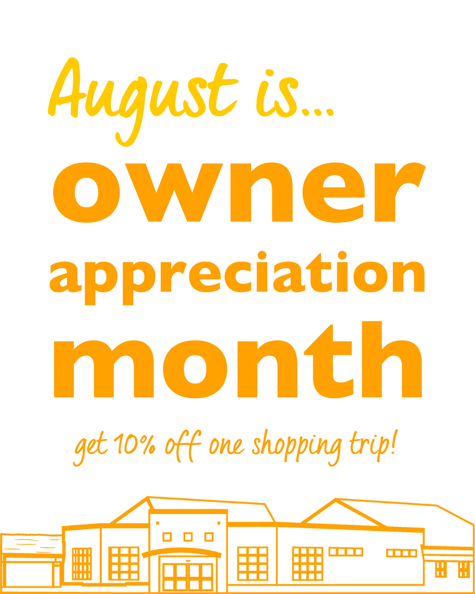 August is Owner Appreciation Month at the co-op! 🎉

Owners get:
🛍️ Free goodies every Thursday
🛒 10% OFF one shopping trip this month

Not an owner? Join now &amp; enjoy exclusive perks year-round!
👉 mailchi.mp/keweenaw.coop/…