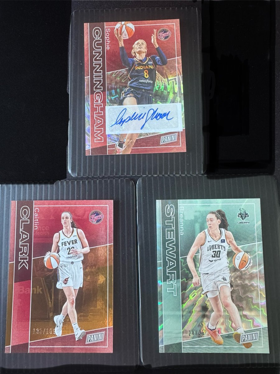 HSH Sports Cards (@hsh_cards) on Twitter photo A little @wnba trio in today’s mail. Caitlin /199, Breanna/25 and a Sophie auto /25 <a href="/CardPurchaser/">Card Purchaser</a> #makeanoffer #WNBA #sportscards A little @wnba trio in today’s mail. Caitlin /199, Breanna/25 and a Sophie auto /25 <a href="/CardPurchaser/">Card Purchaser</a> #makeanoffer #WNBA #sportscards
