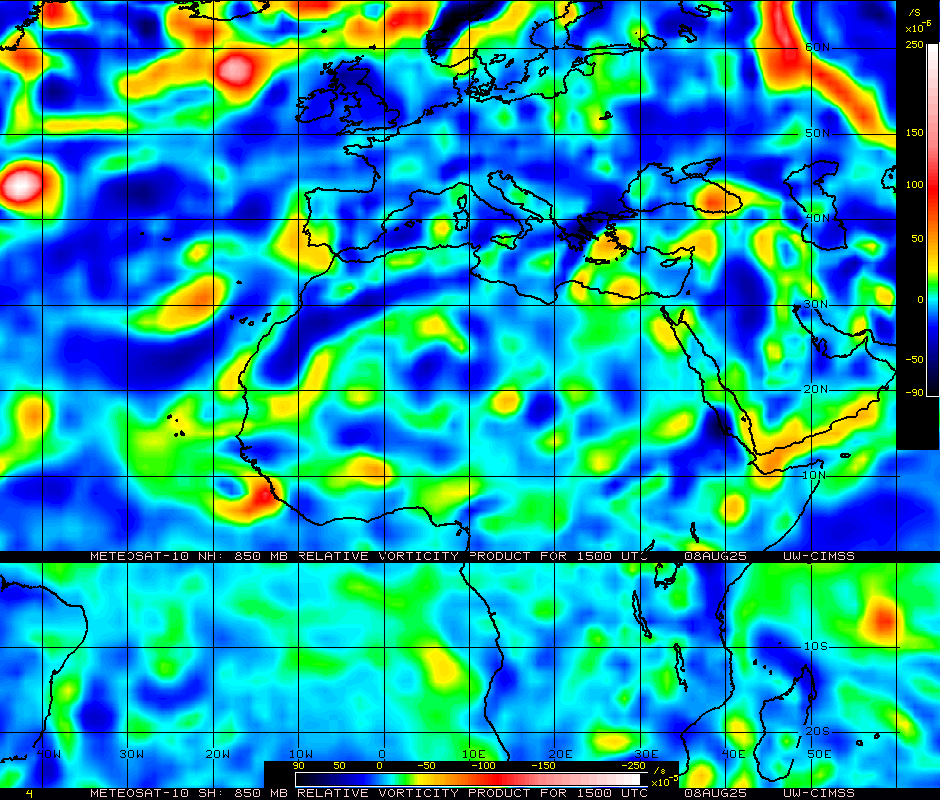 AndyHazelton's tweet photo. Definitely worth keeping an eye on a tropical wave over West Africa, already showing some signs of spin. Most models are now onboard with this developing over the Central/Western Atlantic next week. It'll still have to battle dry air and stability, so I don't expect it to take off til about 50W where SSTs jump up. Too early to worry too much about track specifics, but with a -PNA look over the CONUS in the medium range, the East Coast ridge position could be important to monitor over time.