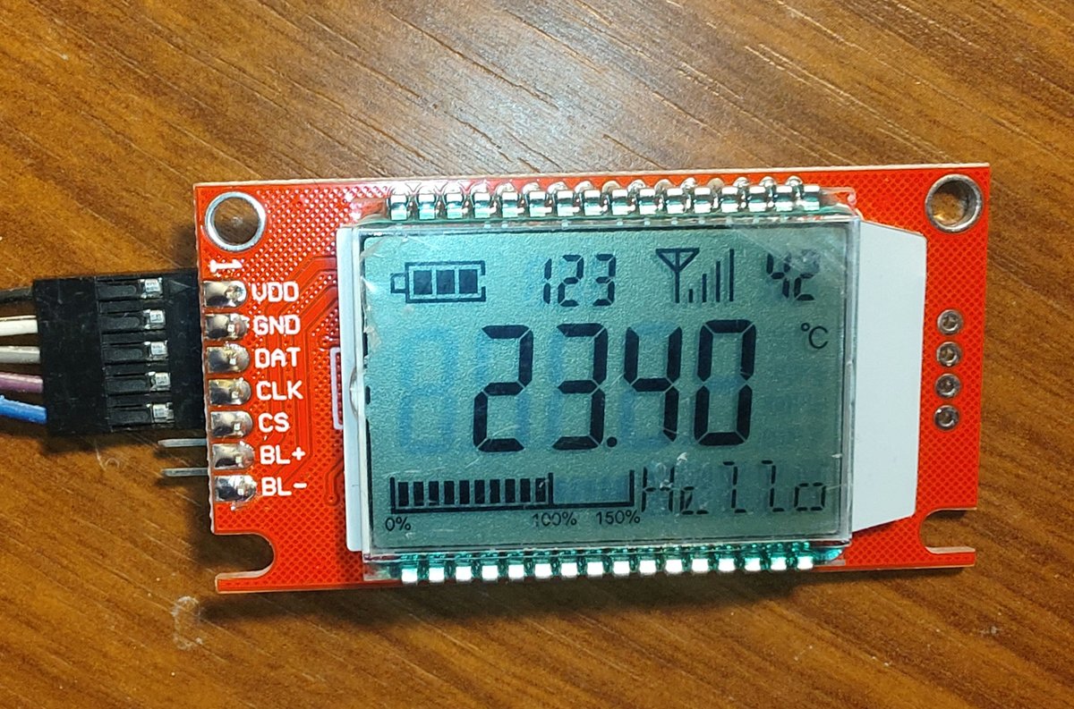 petrkr's tweet photo. Implemented new LCD in #SegLCDLib
This one also have one 16 segment line, make beatiful letters :)
More info at github https://t.co/qvgo1JMLVs
@LabOctopus https://t.co/sQY929xKvK