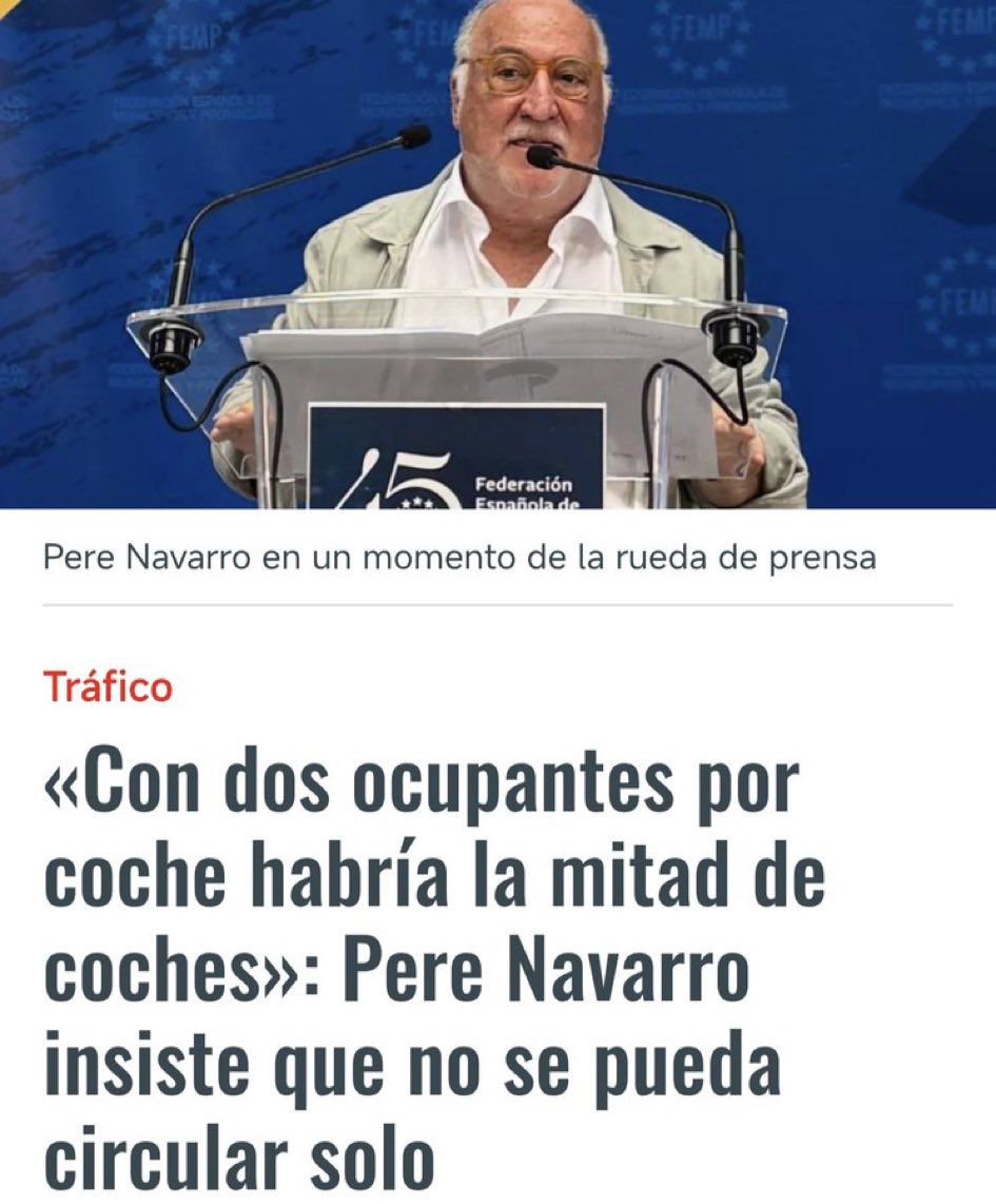 No afecta a quienes disfrutan de chófer oficial