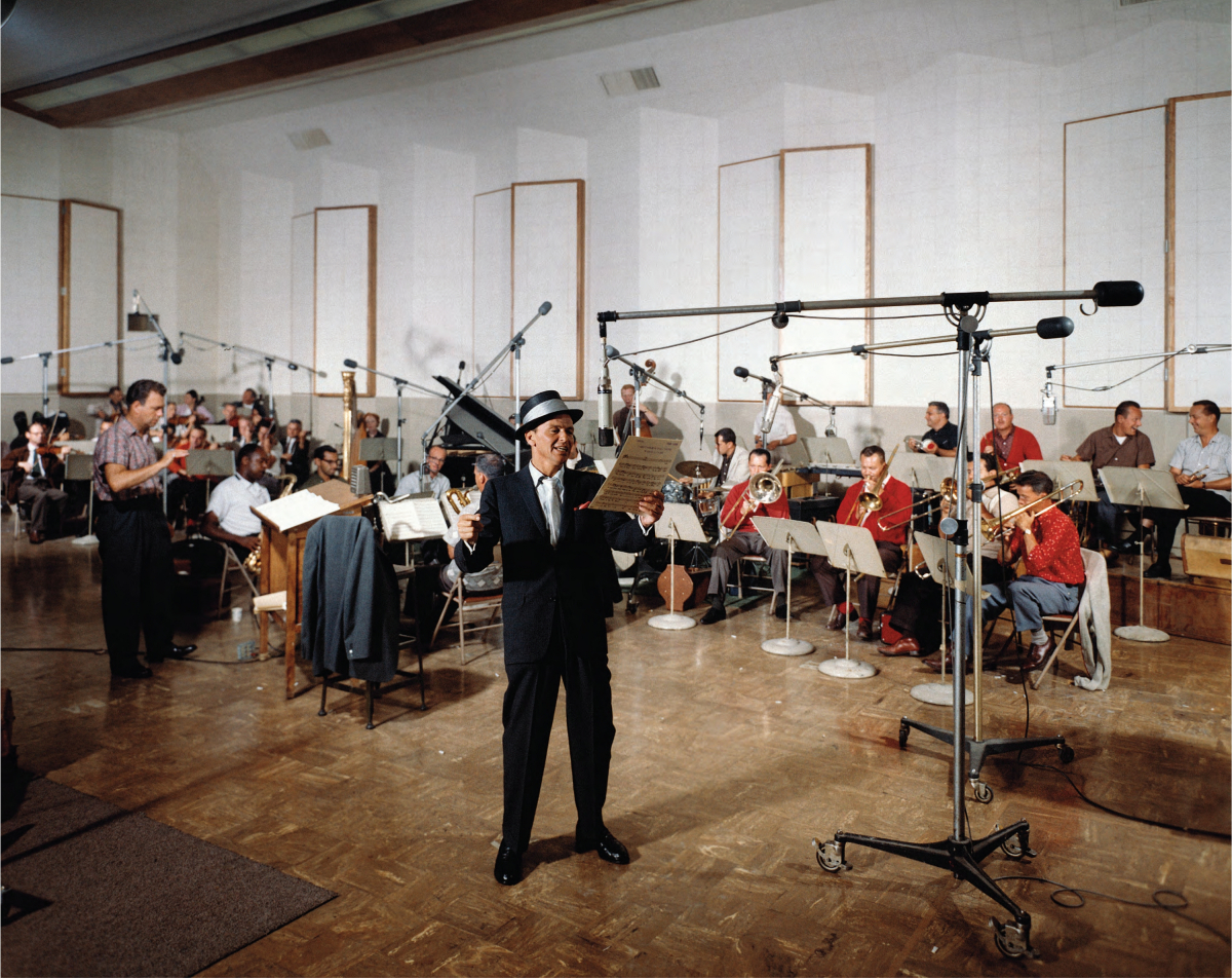 The great Frank Sinatra was a staple of Capitol Studios, recording countless hits here. This photo is from Sinatra's Swingin' Sessions which was released in 1961. Comment your favorite Frank Sinatra record!