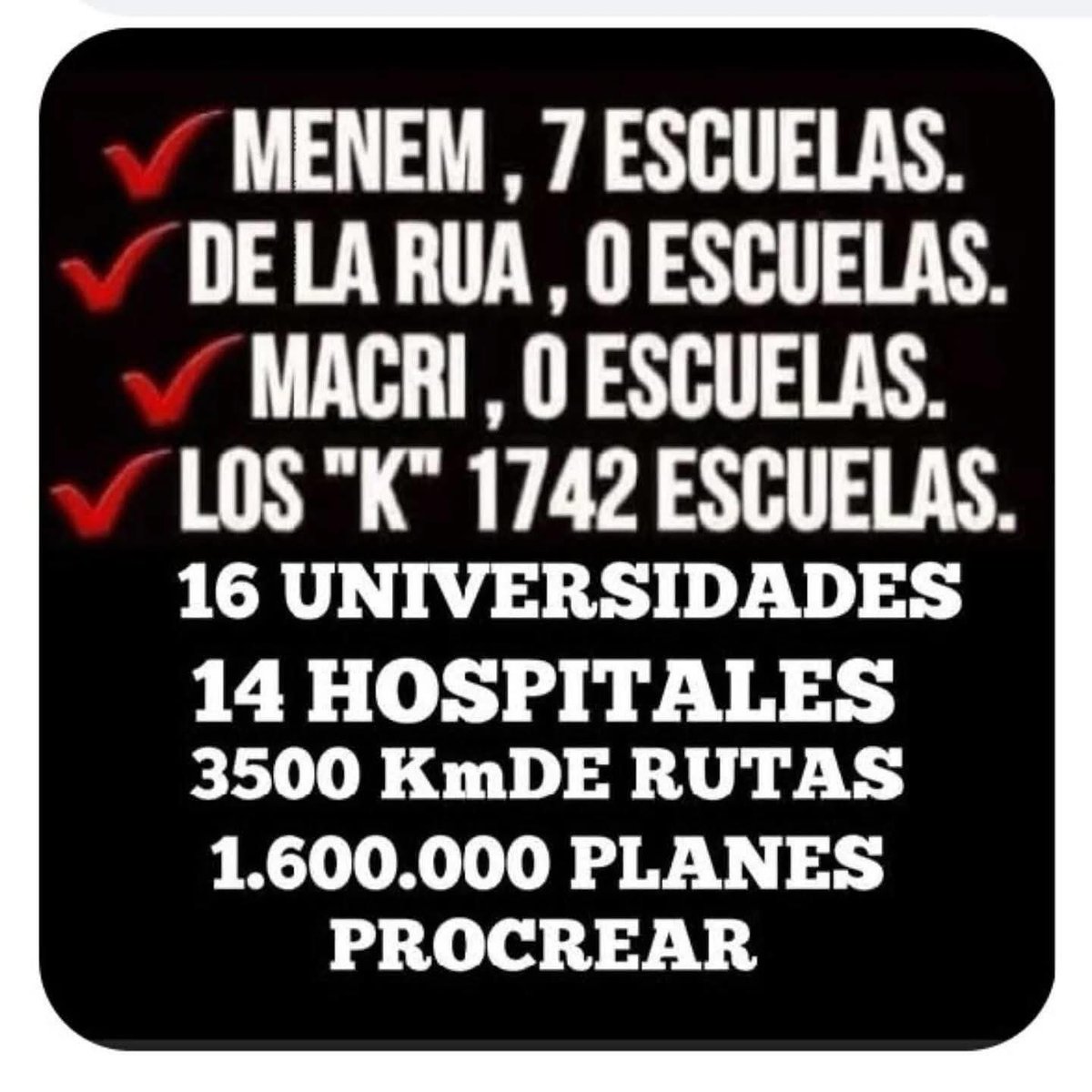 Leer esto que Todos lo vimos, es Emocionante, cómo Olvidarlo!! Señores, Esto es Gobernar, ¡¡FUERZA PATRIA!!..