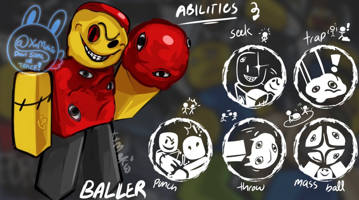 Concept stuff of Baller (Killer moment)

#Forsaken #RobloxArt #Roblox