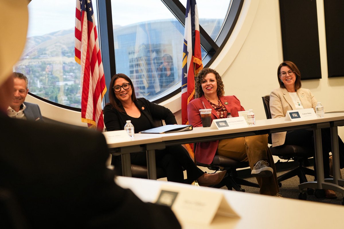 Lt. Gov. Deidre M. Henderson (@lghendersonutah) on Twitter photo It was a pleasure to hear from Utah agriculture and tourism industry leaders, alongside U.S. Secretary of Labor Lori Chavez-DeRemer and Rep. Celeste Maloy. I’m heartened by the Labor Secretary’s eagerness to listen to and address the unique workforce challenges faced by Utah’s It was a pleasure to hear from Utah agriculture and tourism industry leaders, alongside U.S. Secretary of Labor Lori Chavez-DeRemer and Rep. Celeste Maloy. I’m heartened by the Labor Secretary’s eagerness to listen to and address the unique workforce challenges faced by Utah’s