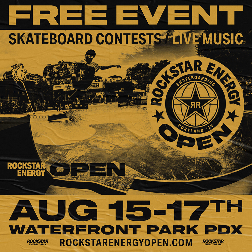 the_platfrm's tweet image. Portland, Oregon let’s do this! @rockstarenergy Open is just a week away! We’re back for another action-packed weekend with FREE music performances and skate contests with some of the best skaters in the world. #platfrm #rockstarenergy