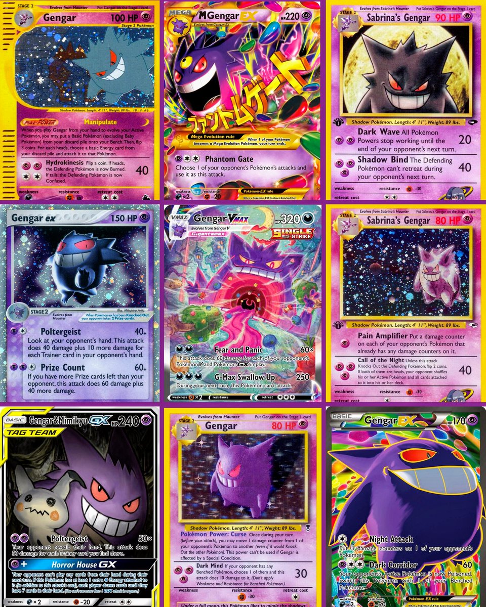 What's your FAVORITE Gengar card❔