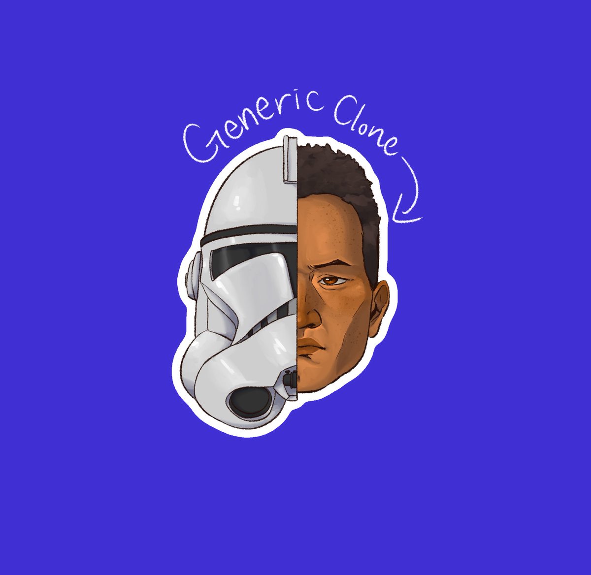 all the clone stickers i have on my redbubble so far!! 
linked in my bio :D