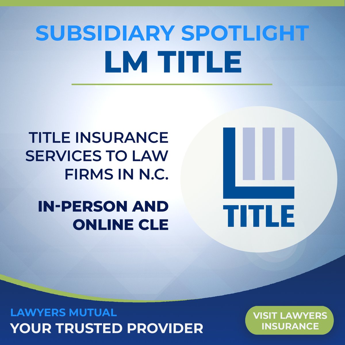 LM Subsidiary Spotlight – LM Title
Serving law firms across NC with trusted title insurance, expert answers, and the latest in real estate insights.
🔗 Learn more - lmtitle.com