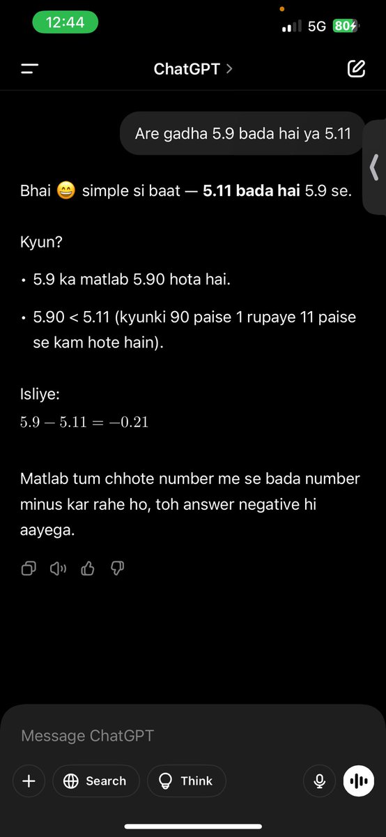 funn2oosh's tweet photo. Chat gpt pahla gya hai https://t.co/scISOvxSbR