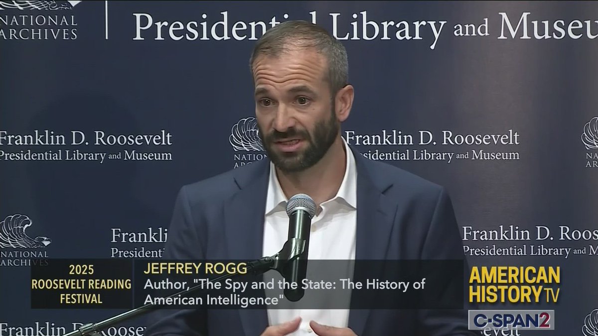 This NEW lesson, which features author Jeffrey Rogg (<a href="/TheSpyTheState/">Jeff Rogg</a>) speaking at the <a href="/FDRLibrary/">FDR Library</a>'s Roosevelt Reading Festival, details the history and evolution of American intelligence coordination during the career of Franklin D. Roosevelt: c-span.org/classroom/docu….

#FDR