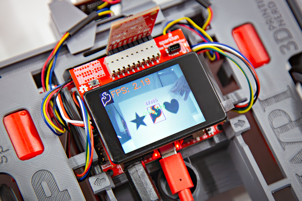 sparkfun's tweet image. Introducing Red Vision!
Add powerful computer vision capabilities to the @xrpRobots Kit and @Raspberry_Pi Pico with a touchscreen display and color camera. Our @MicroPython port of @OpenCV enables image processing capabilities like object detection!.
bit.ly/45mMgGb