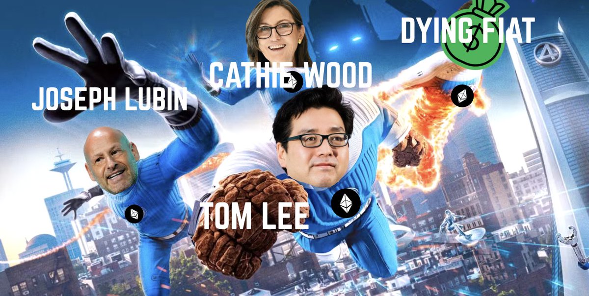 Cathie’s vision. Tom’s call. Joseph’s conviction. Fiat’s funeral. 

$4,000 $ETH unlocked.

And we’re just getting started.
