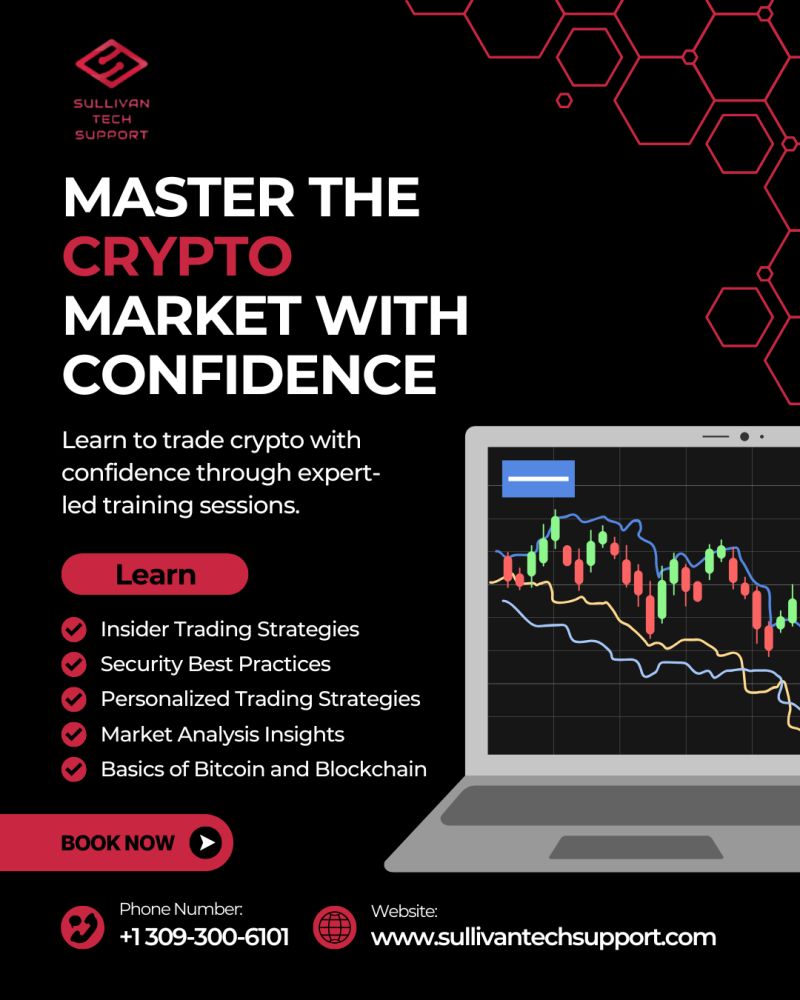 Master the Crypto Market with Confidence 🚀

Ready to dive into the world of cryptocurrency?

With Sullivan Tech Support, you’ll gain the skills you need to trade confidently♻️

#CryptoTraining #Bitcoin #Blockchain #CryptoMarket #SullivanTechSupport #CryptoConfidence #TradeSmart