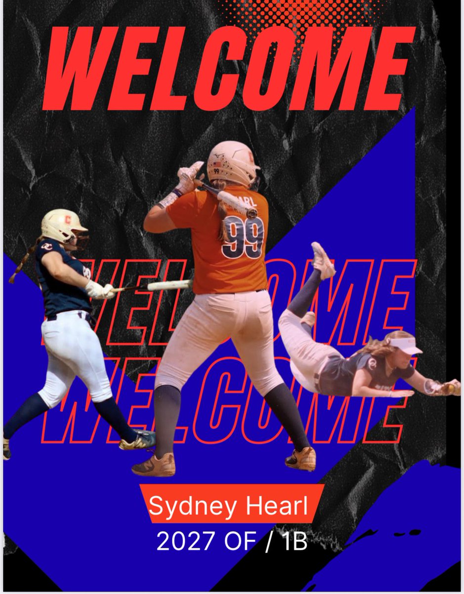 VA Glory National Garza (@glorynatgarza) on Twitter photo 🥎Roster Alert🥎
Excited to welcome <a href="/Sydneyhearl/">Sydney Hearl 2027</a> to the squad!
Sydney is an All-State outfielder from Orange County HS and has been crushing it with a top-tier 18U team. She will bring serious power to our lineup from the left side of the plate. Can’t wait to see what she can 🥎Roster Alert🥎
Excited to welcome <a href="/Sydneyhearl/">Sydney Hearl 2027</a> to the squad!
Sydney is an All-State outfielder from Orange County HS and has been crushing it with a top-tier 18U team. She will bring serious power to our lineup from the left side of the plate. Can’t wait to see what she can