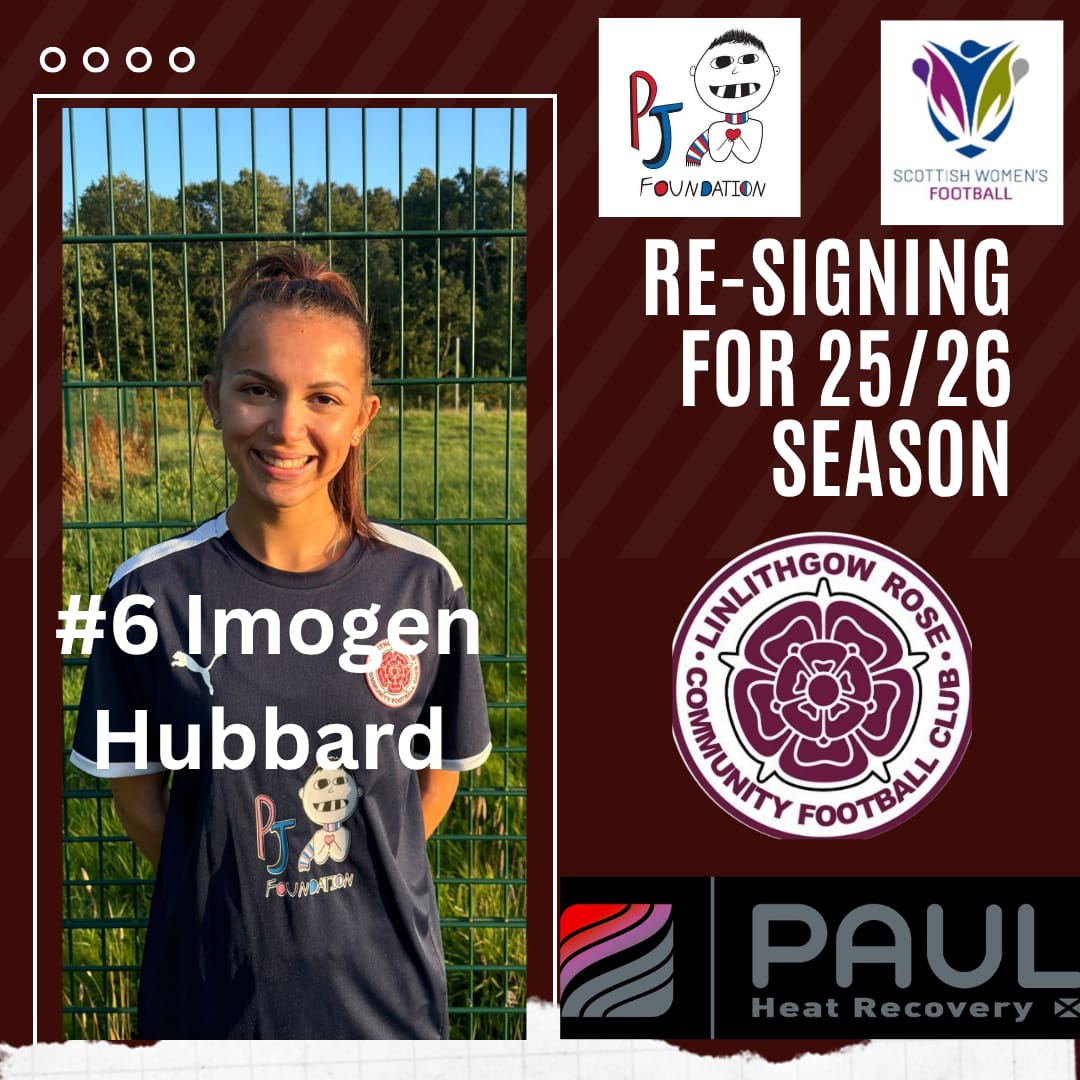 Imogen is back for the 25/26 Season. She brings great energy to the team on and off the pitch. A winger with an eye for goal. ❤⚽🌹