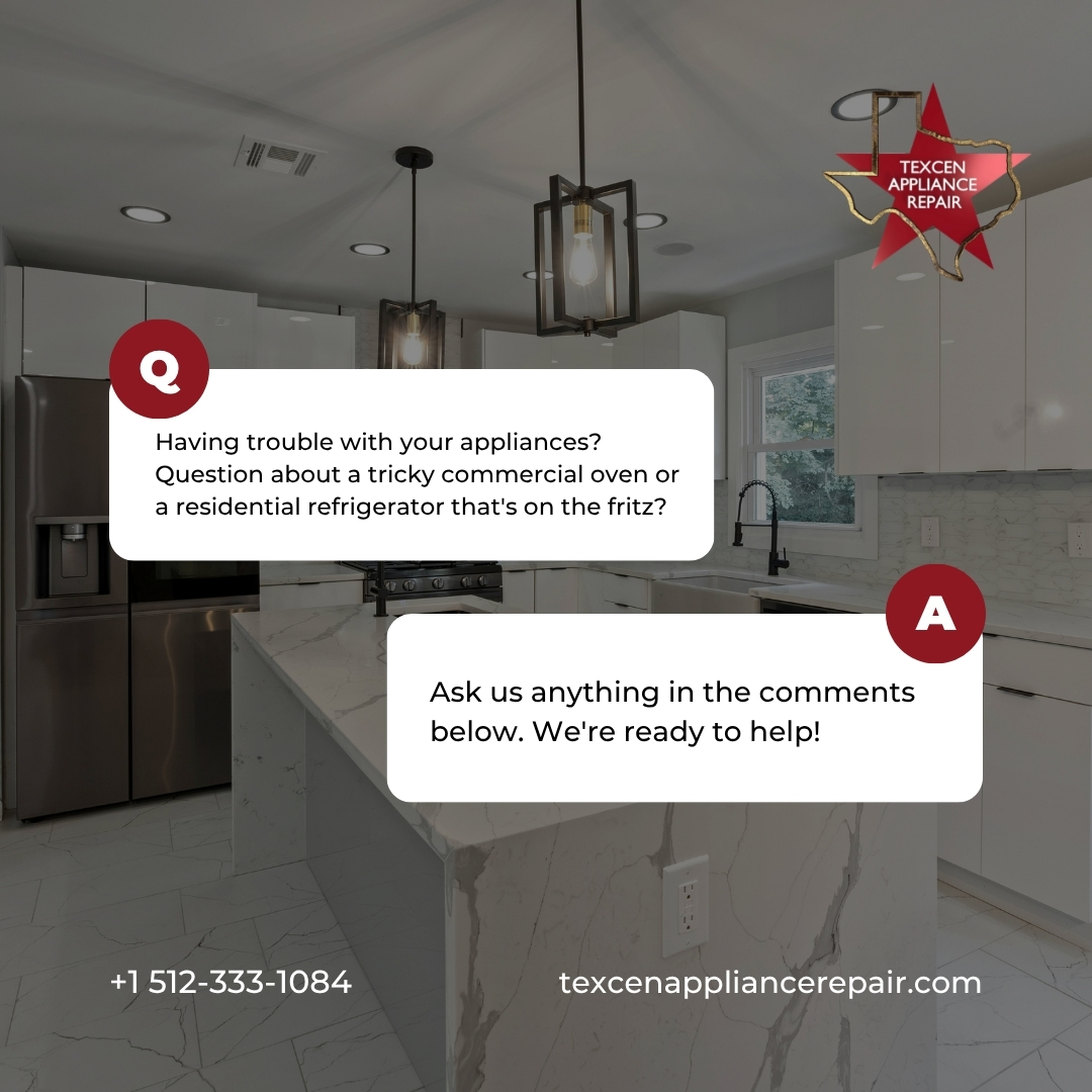 texcenappliance's tweet image. For a problem you can’t fix yourself, remember that Texcen Appliance Repair is always ready to help!

Give us a call! 📞

Contact: +1 512-333-1084 ☎️
Website: texcenappliancerepair.com

#austinappliancerepair #FastReliableService #ExpertFixes