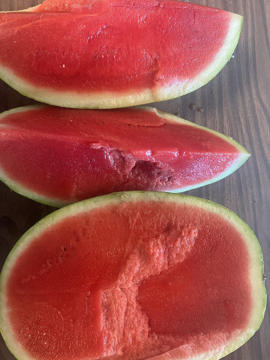 A lot of Watermelons and cantaloupes are grown in this county and I try my best to eat as many as I can until the season is over.