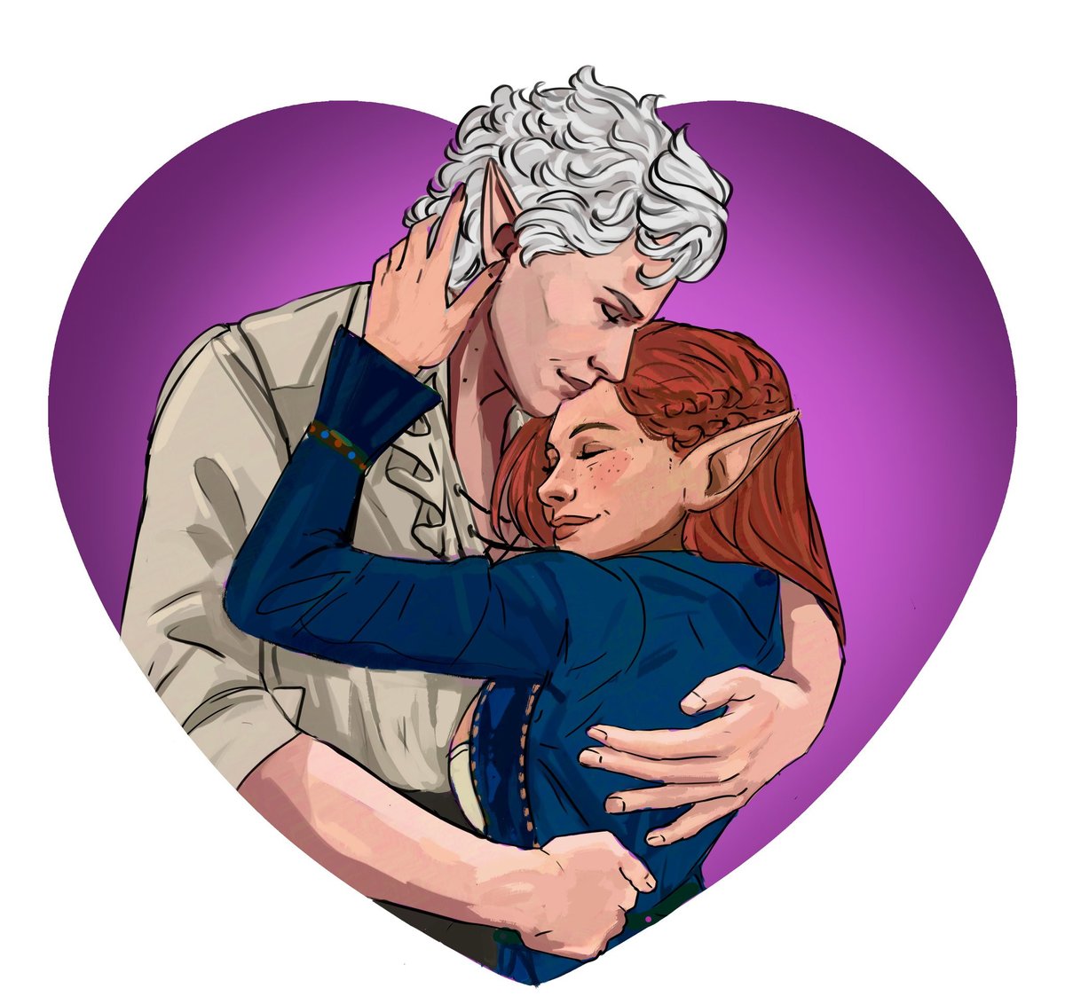 #BaldursGate3 #bg3 #bg3tav #Astarion

My heart 🥰😍 Stefanie and Astarion. 

🖼️ by <a href="/ReDreArt/">ReDreArt</a>