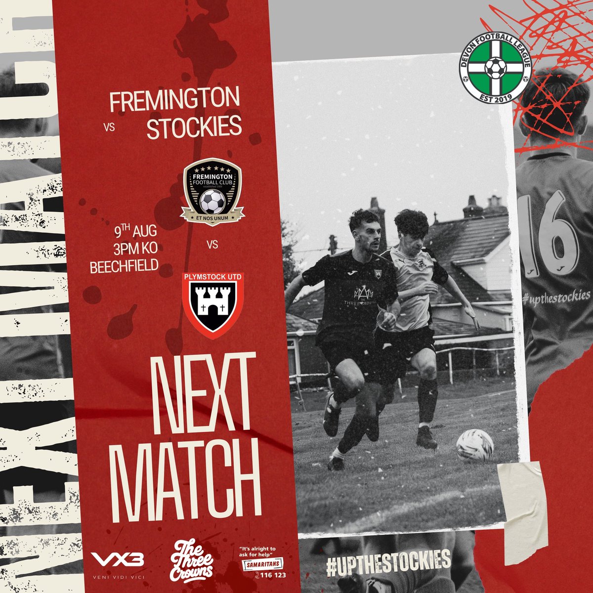 Plymstock United FC (@plymstockutd) on Twitter photo Season opener tomorrow!
We travel to Fremington for our opening fixture of the <a href="/devondfl/">Devon Football League (DFL)</a>
#UpTheStockies
❤️🖤 Season opener tomorrow!
We travel to Fremington for our opening fixture of the <a href="/devondfl/">Devon Football League (DFL)</a>
#UpTheStockies
❤️🖤