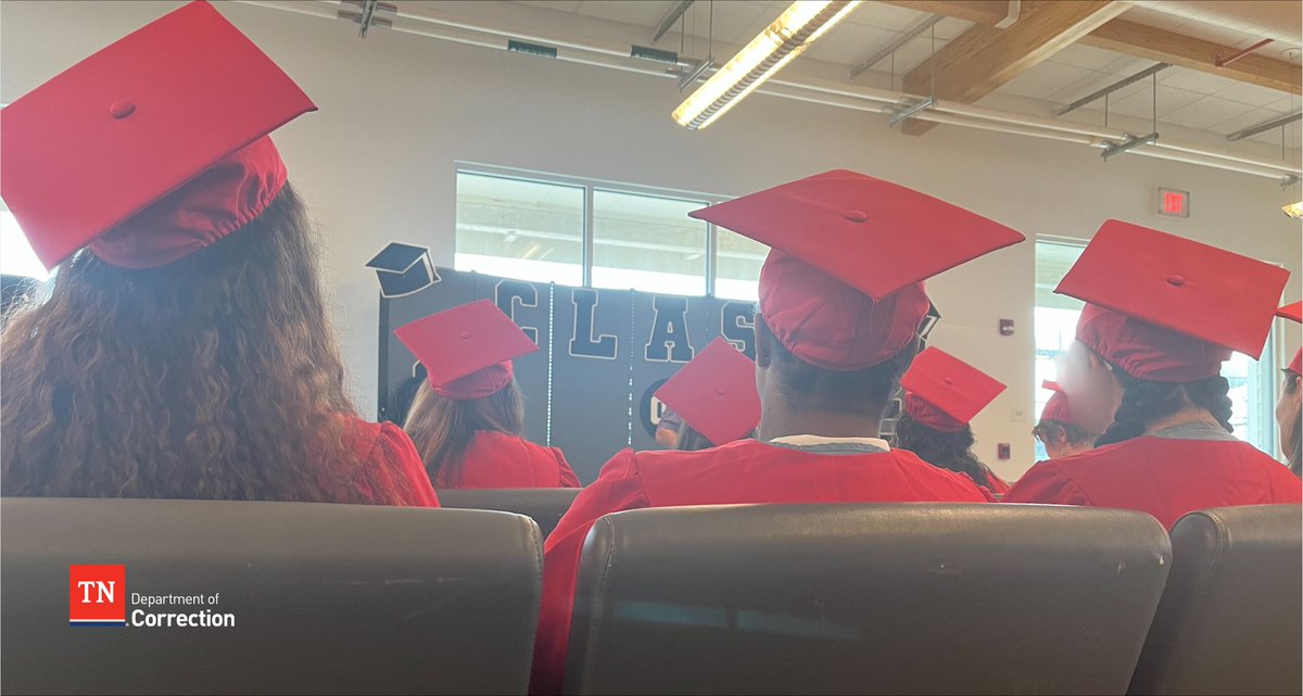 It was graduation day at the Bledsoe County Correctional Complex! Dozens of inmates earned their High School Equivalency diplomas and Career and Technical Education certificates, which will help them obtain good jobs and be successful once they are released. 🎓⭐️