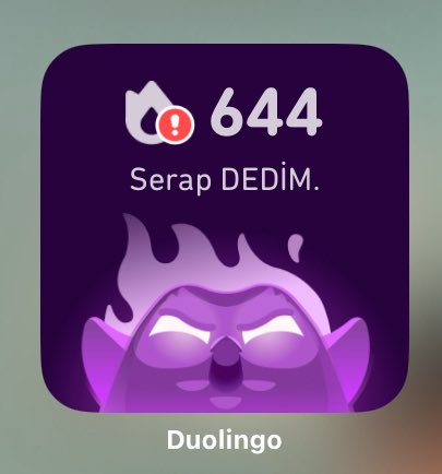 Of! Çok üstüme geliyosun.

#Duolingo