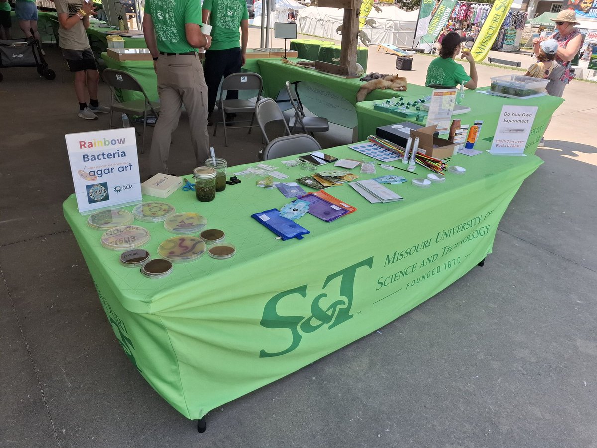 It's Missouri S&amp;T Biology day at #MissouriStateFair.