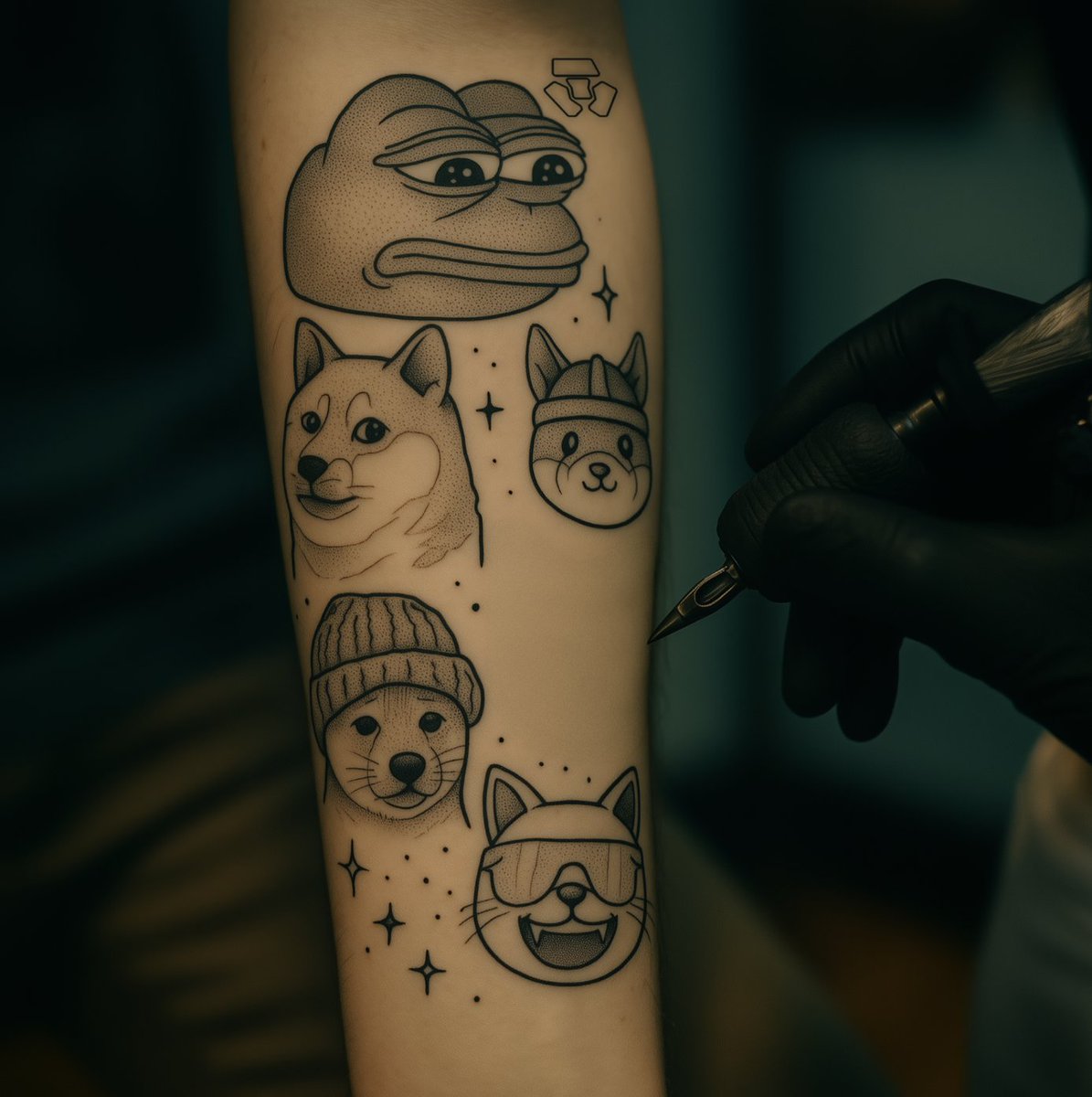 Crypto.com (@cryptocom) on Twitter photo Which meme coin are you getting inked next? Which meme coin are you getting inked next?