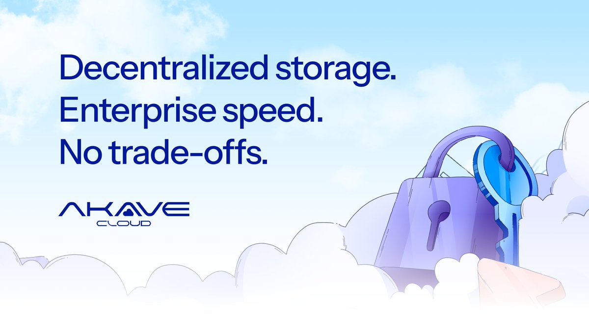 In most systems, you trade performance for decentralization, or control for convenience.

Akave Cloud was built to eliminate that choice.

It’s decentralized, verifiable, and programmable by design, while still delivering the speed, interoperability, and simplicity enterprise