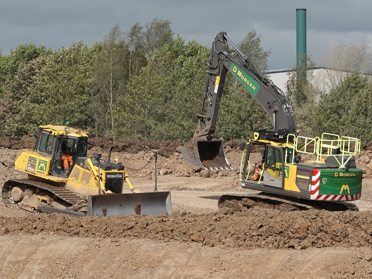 Barrie Woodward (@barrie_woodward) on Twitter photo Wingates Employment Site development aka Hexagon Park. Excavators passing in the afternoon sun and other <a href="/dmorganplc/">D Morgan plc</a> plant movements in the late afternoon. Don't know if Saturday is a working day... Wingates Employment Site development aka Hexagon Park. Excavators passing in the afternoon sun and other <a href="/dmorganplc/">D Morgan plc</a> plant movements in the late afternoon. Don't know if Saturday is a working day...