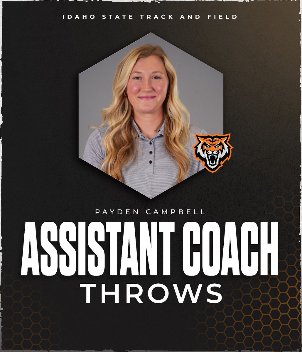 Let’s give a Huge welcome to Payden Campbell coming on to coach our Bengal Throwers! #ROAR