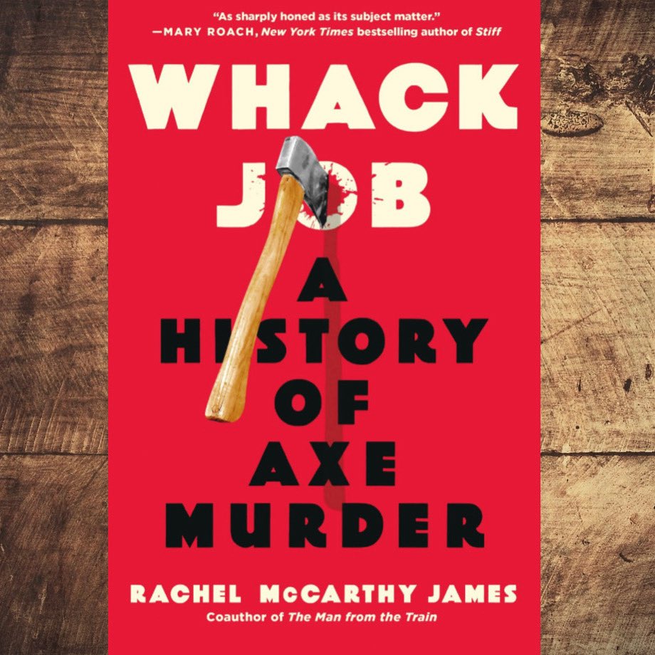 Red Head who Loves to Read (@redbookreview) on Twitter photo 4 Star Book Recommendation/Review
Whack Job: A History of Axe Murder by Rachel McCarthy James <a href="/rmccarthyjames/">Rachel McCarthy James</a> Thank you to <a href="/NetGalley/">NetGalley</a> and <a href="/StMartinsPress/">St. Martin's Press</a> for this one. Check out my review on <a href="/goodreads/">Goodreads</a> goodreads.com/review/show/77… #TrueCrime #History #nonfiction 4 Star Book Recommendation/Review
Whack Job: A History of Axe Murder by Rachel McCarthy James <a href="/rmccarthyjames/">Rachel McCarthy James</a> Thank you to <a href="/NetGalley/">NetGalley</a> and <a href="/StMartinsPress/">St. Martin's Press</a> for this one. Check out my review on <a href="/goodreads/">Goodreads</a> goodreads.com/review/show/77… #TrueCrime #History #nonfiction