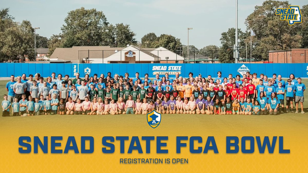 In one month, the FCA Bowl returns for Grades 1–6 with co-ed flag football and cheerleading.

🗓 Sept. 8 – Oct. 13 | 🕕 Mondays, 6–7 p.m.
📍 Snead State fields
👕 Register by Aug. 25 to receive your t-shirt
✅ Sign up today: sneadstatefcabowl.weebly.com