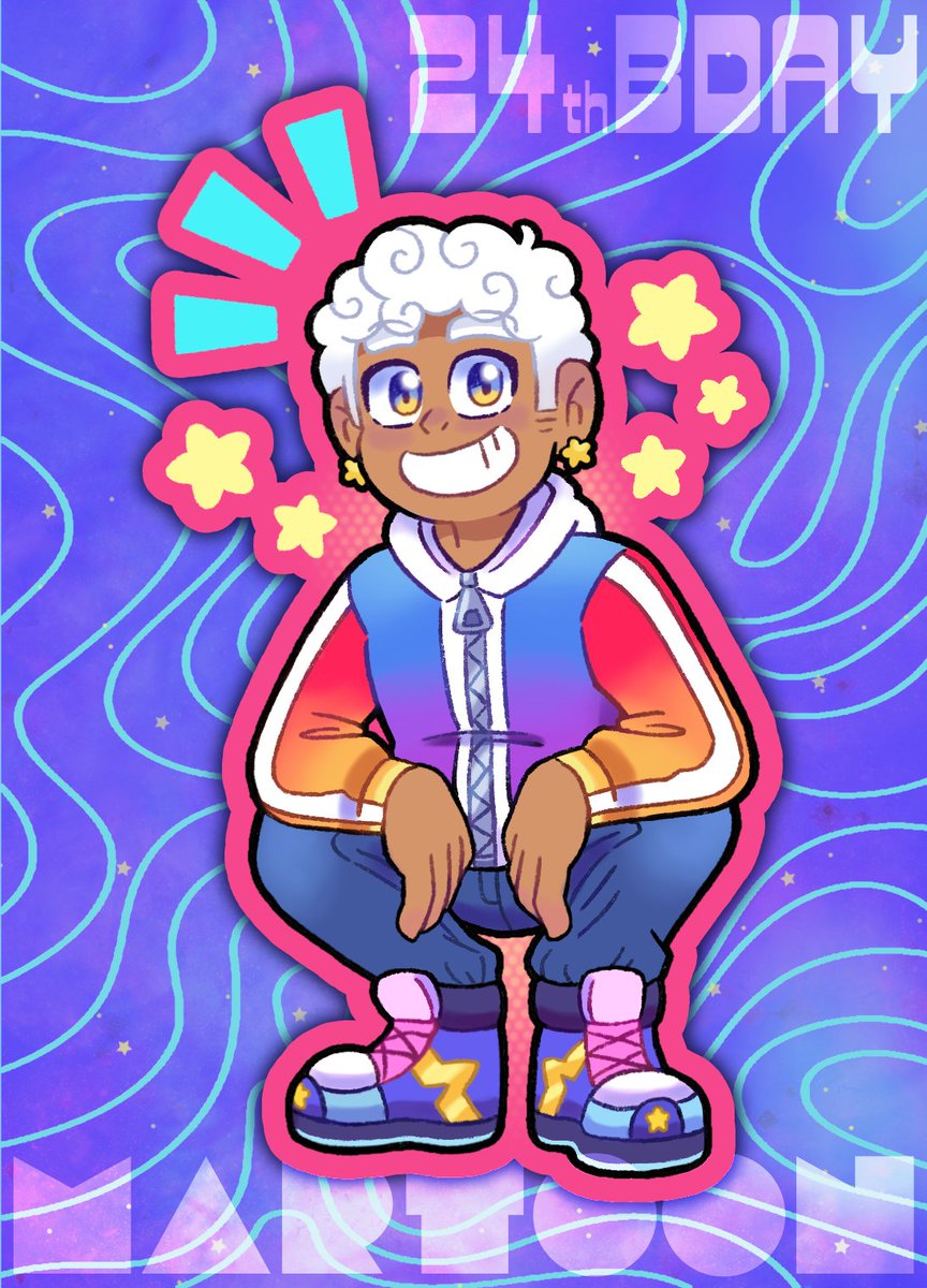 🎉 24th B-DAY!!! 🎉

I have received 24 years of age! 🥳
Thank you everyone for all of your support over the years 🙏

#birthday #24thbirthday #artist #originalcharacter #cartoon #digitalart
