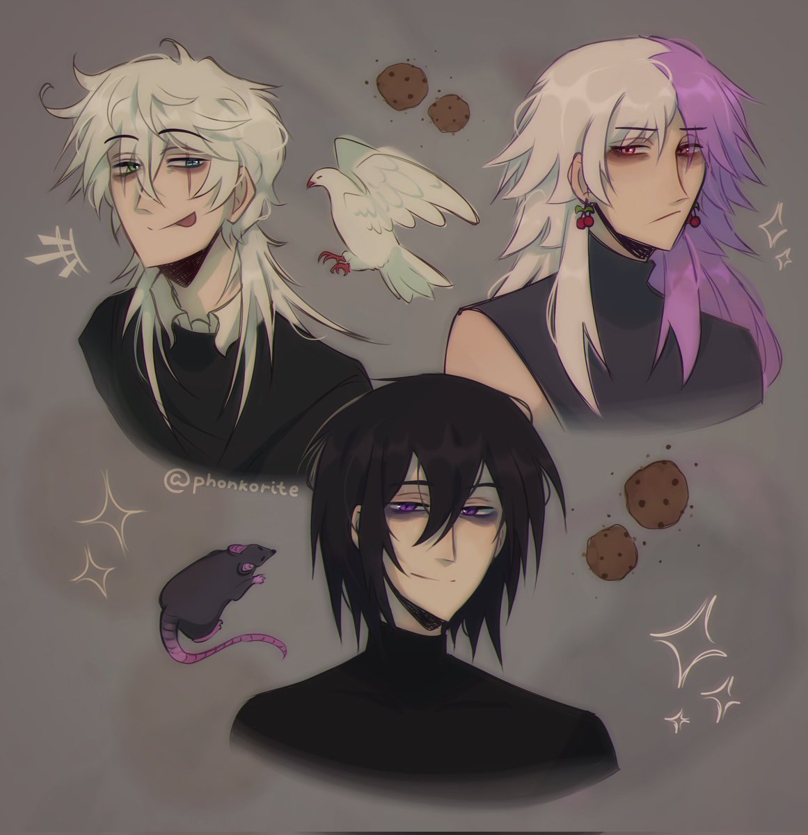 phonkorite's tweet image. small doodle of them again :3 tried to draw them more mature-ish??
#bsd #bsdart #bungostraydogs #BungouStrayDogs #bungostraydogsart #fanart #anime #fyodorbsd #nikolaibsd #sigmabsd #fyolai #fyosiglai #siglai #art #ibispaintx