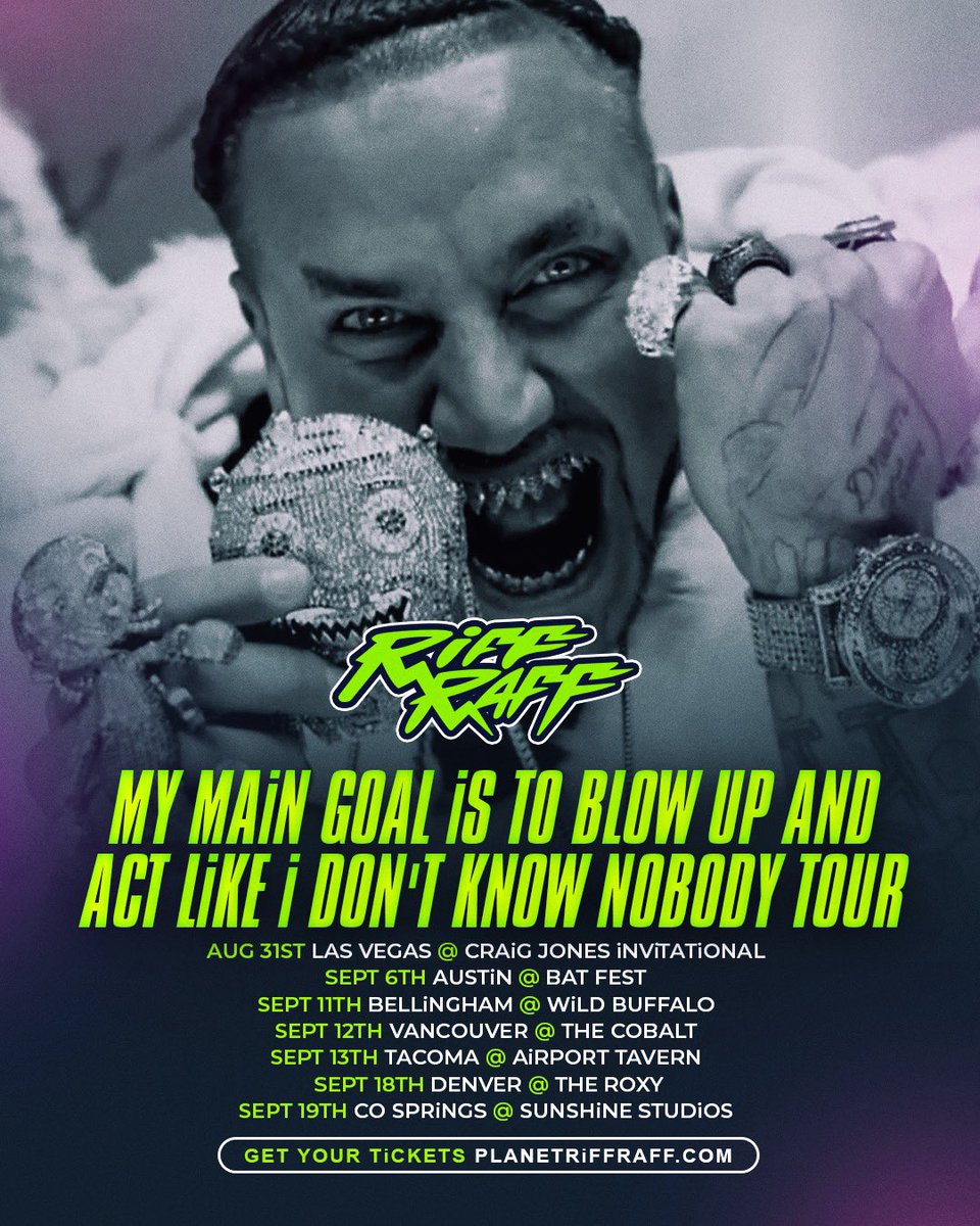 RiFF RAFF / DALE DAN TONY / JODY HiGHROLLER tweet media