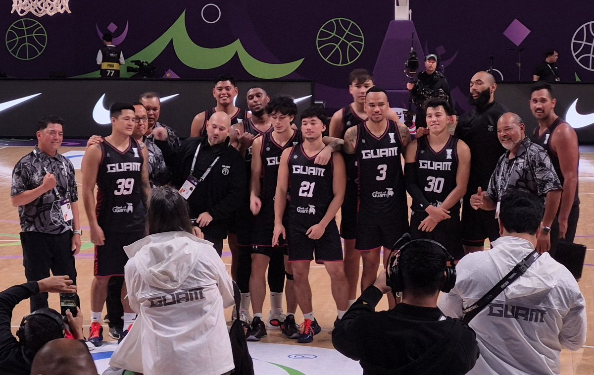 Just in: Jericho Cruz and Guam earned their first-ever win in the FIBA Asia Cup after downing Syria, 82-73, here at the King Abdullah Sports City in Jeddah Friday night <a href="/tiebreakertimes/">Tiebreaker Times</a>