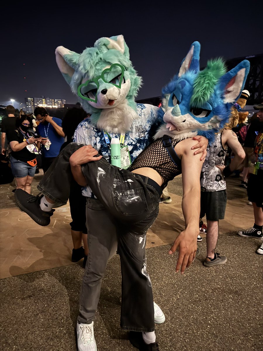 two normal puppies #fursuitfriday