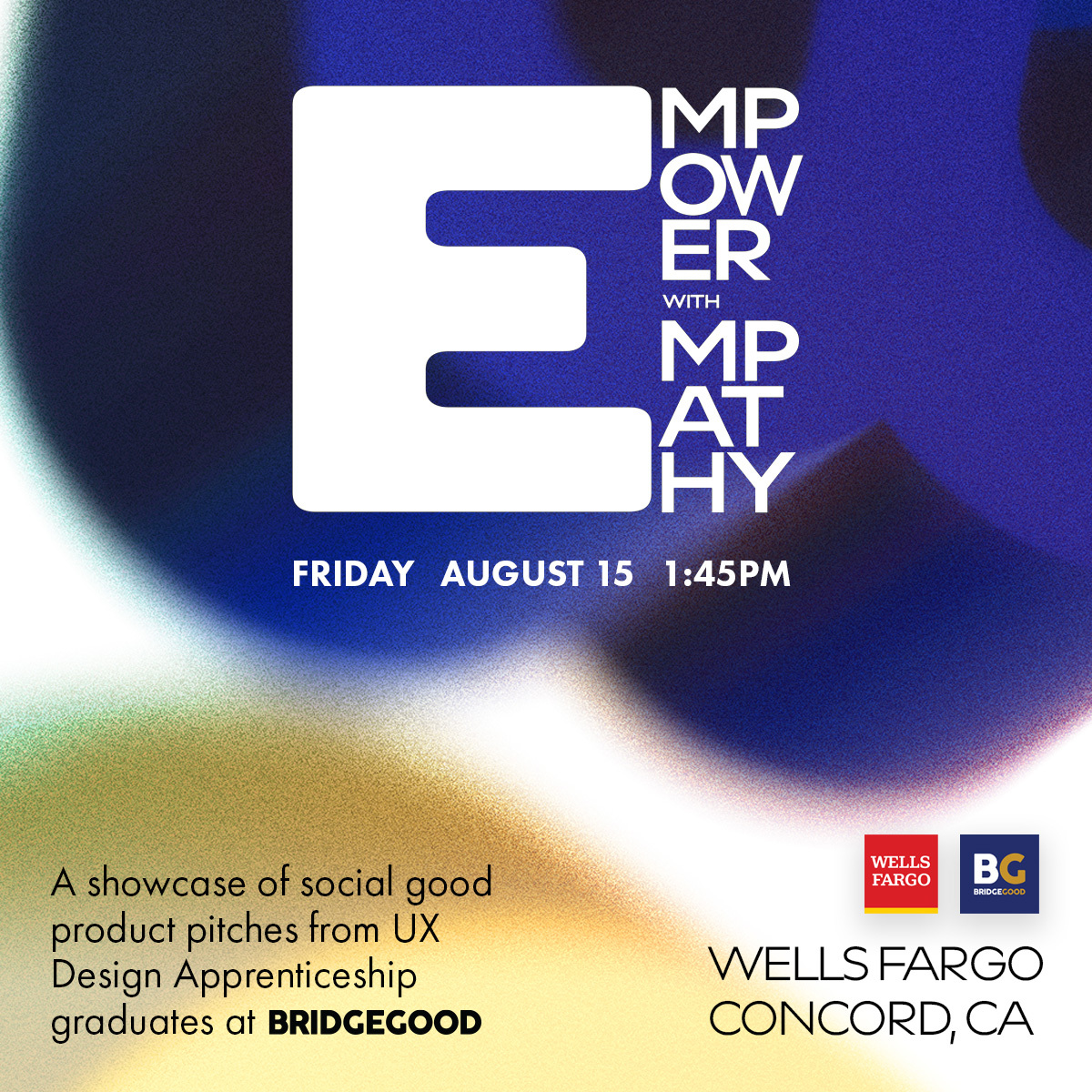 Design isn’t just pixels or code... it’s how we listen, imagine, and act. On Aug 15 @BRIDGEGOOD’s UX Apprentices debut five (5) #DesignForSocialGood apps tackling accessibility, equity &amp; community challenges. See original creativity, meet purpose + team. empowerwithempathy.eventbrite.com